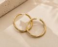 Textured Hoop Earrings