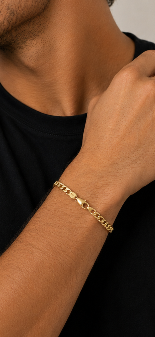 10k Gold Cuban Link Bracelet