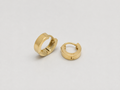 Classic Huggie Hoop Earrings 10k