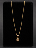 Gold Teddy Bear Necklace